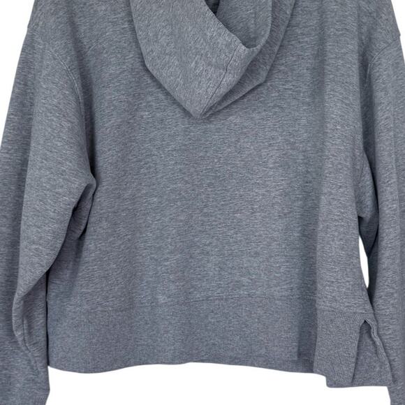 Zara Hooded Sweatshirt Pullover Hoodie Womens Size Medium Gray - Picture 6 of 9